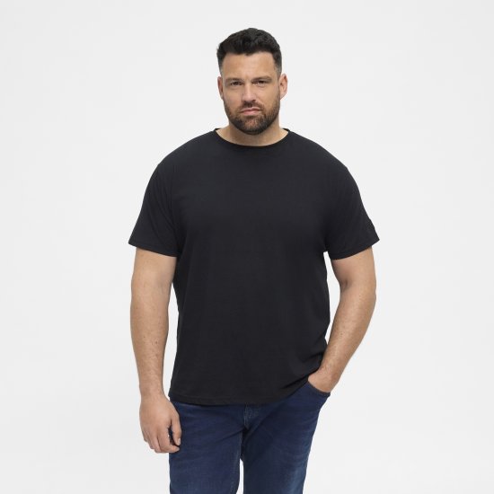 North Latitude T-Shirt O-Neck Black TALL - TALL T-shirts - T-Shirt per Uomini Alti