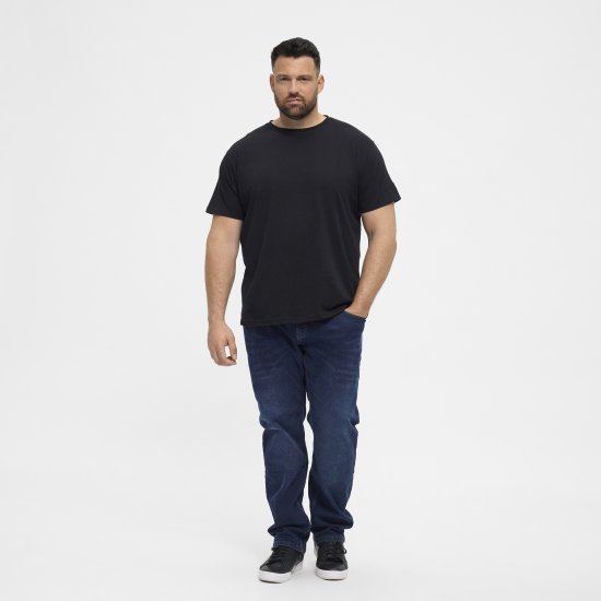 North Latitude T-Shirt O-Neck Black TALL - TALL T-shirts - T-Shirt per Uomini Alti