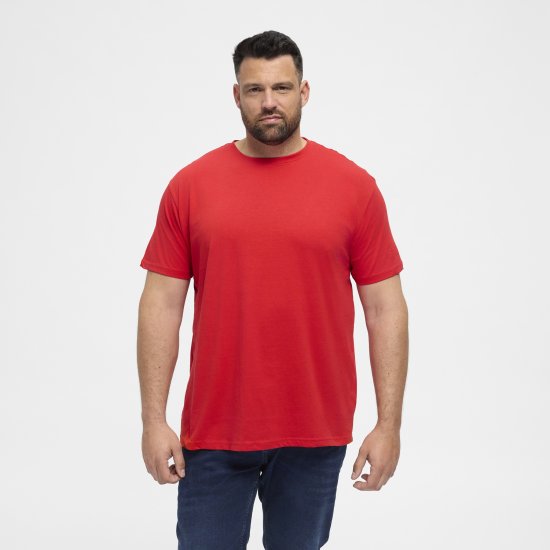 North Latitude T-Shirt O-Neck Red TALL - TALL T-shirts - T-Shirt per Uomini Alti