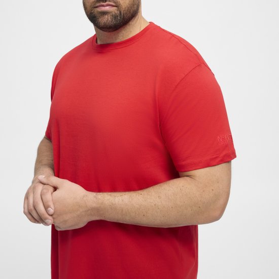 North Latitude T-Shirt O-Neck Red TALL - TALL T-shirts - T-Shirt per Uomini Alti