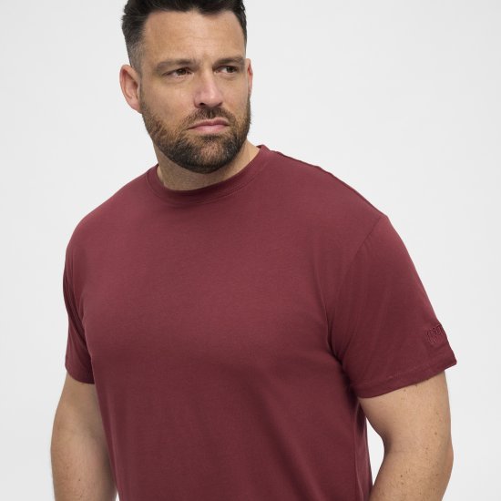 North Latitude T-Shirt O-Neck Bordeaux TALL - TALL T-shirts - T-Shirt per Uomini Alti