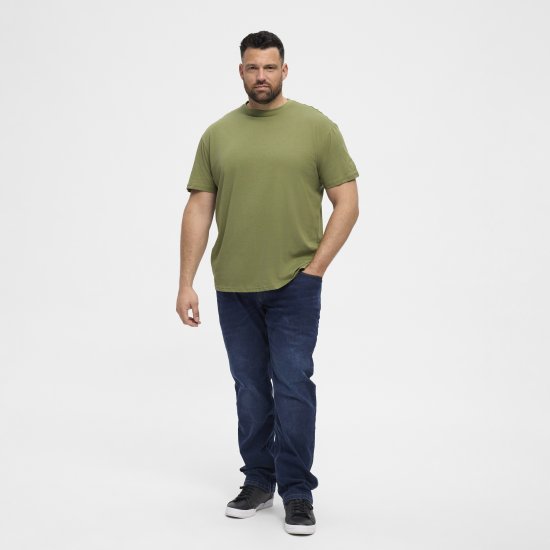 North Latitude T-Shirt O-Neck Olive Green TALL - TALL T-shirts - T-Shirt per Uomini Alti