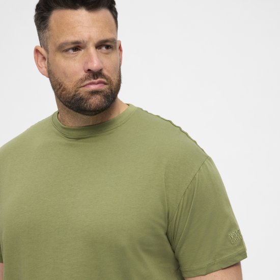 North Latitude T-Shirt O-Neck Olive Green TALL - TALL T-shirts - T-Shirt per Uomini Alti