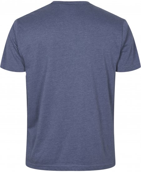 North Latitude Denim Printed T-Shirt Blue Melange TALL - TALL T-shirts - 