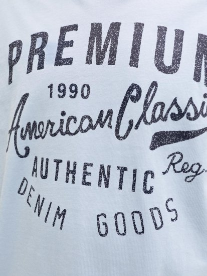 Jack & Jones Alex T-Shirt Blu Chiaro - Magliette - Magliette Uomo Taglie Forti