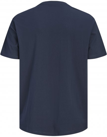 Jack & Jones Alex T-Shirt Blu Scuro - Magliette - Magliette Uomo Taglie Forti