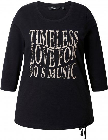 Ulla Popken Timeless Love 3/4 Sleeve Graphic Tee - T-shirt - 