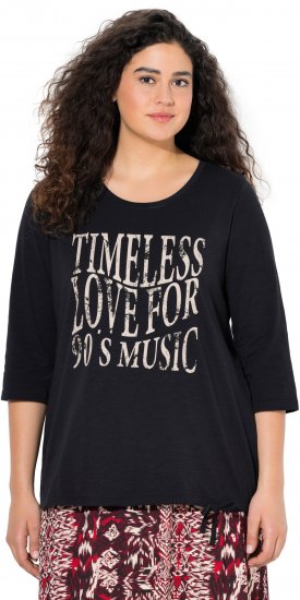Ulla Popken Timeless Love 3/4 Sleeve Graphic Tee - T-shirt - 