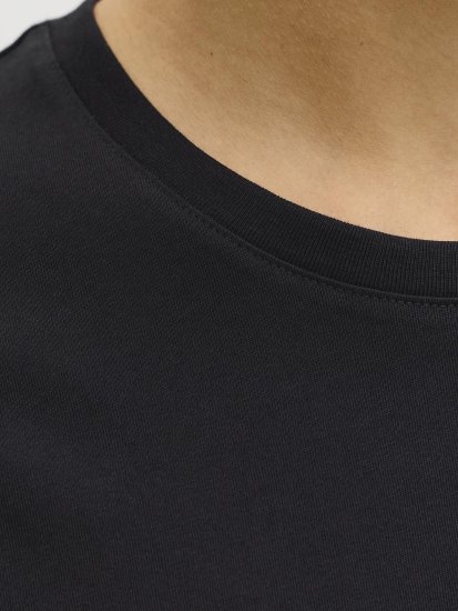 Jack & Jones Dover Denim O-Neck T-Shirt Black - Magliette - Magliette Uomo Taglie Forti