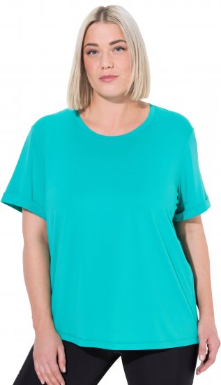 Ulla Popken UPF 50 Quick Drying Tee Turquoise - T-shirt - 