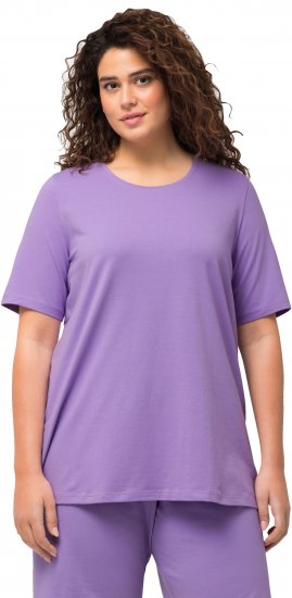 Ulla Popken Essential Round Neck Stretch Tee Pale Lilac - T-shirt - 