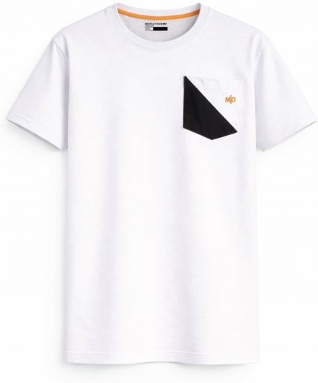 Motley Denim Milan T-shirt Bianco - Magliette - Magliette Uomo Taglie Forti