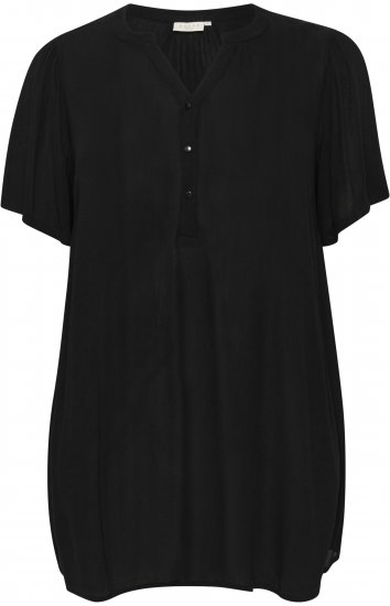 Kaffe Curve Ami Puff Tunica Nero profondo - T-shirt - 