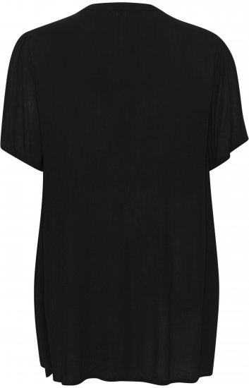 Kaffe Curve Ami Puff Tunica Nero profondo - T-shirt - 