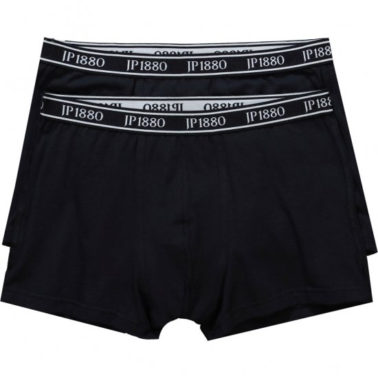 JP1880 Boxershorts Flexnamic 2-Pack Black - Intimo & costumi da bagno - Intimo Taglie Forti Uomo