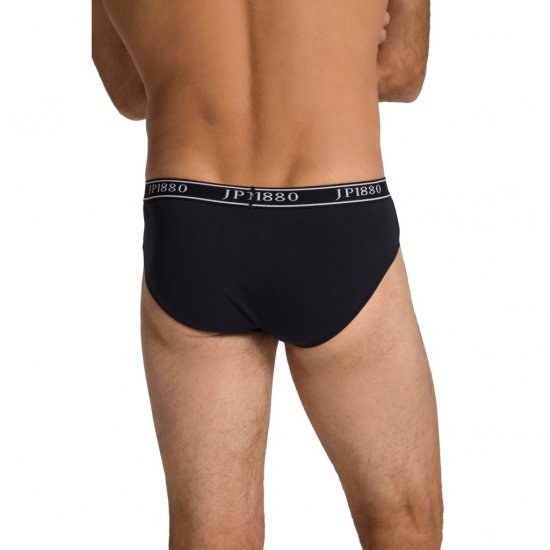 JP1880 Briefs Stretch Cotton 2-Pack Black - Intimo & costumi da bagno - Intimo Taglie Forti Uomo