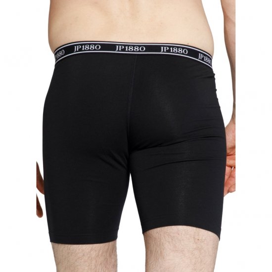 JP1880 Boxers Flexnamic OEKO-TEX Long Black - Intimo & costumi da bagno - Intimo Taglie Forti Uomo