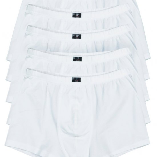 JP1880 Boxershorts OEKO-TEX 5-Pack White - Intimo & costumi da bagno - Intimo Taglie Forti Uomo