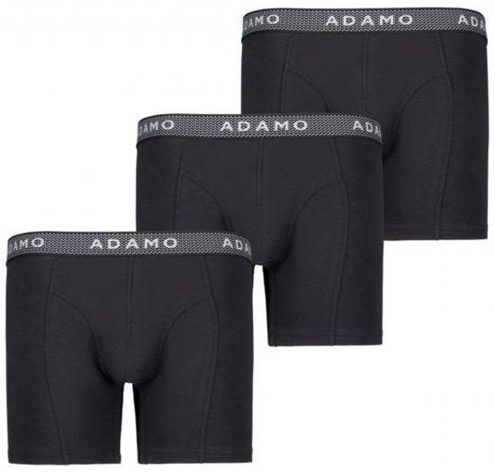 Adamo Jerry Maxi Boxers 702 Black 3-pack - Intimo & costumi da bagno - Intimo Taglie Forti Uomo