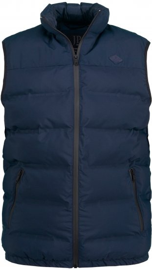 JP1880 Quilted Gilet Stand-up Collar Navy - Giubbotti - Giubbotti Uomo Taglie Forti