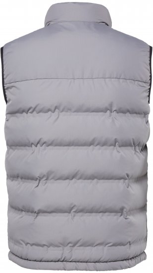 JP1880 Quilted Vest Outdoor Stand-up Collar Grey - Giubbotti - Giubbotti Uomo Taglie Forti
