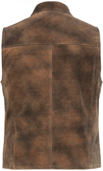 JP1880 Vest Traditional Cowhide Brown - Tutti i modelli - Taglie Forti Uomo 2XL-14XL