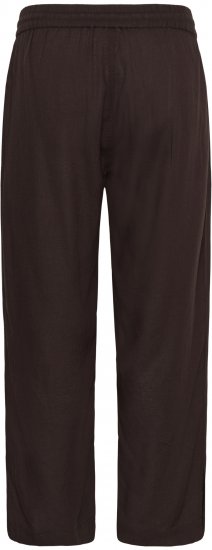Kaffe Curve Mille Wide Pants Coffee Brown - Pantaloni in tessuto - 