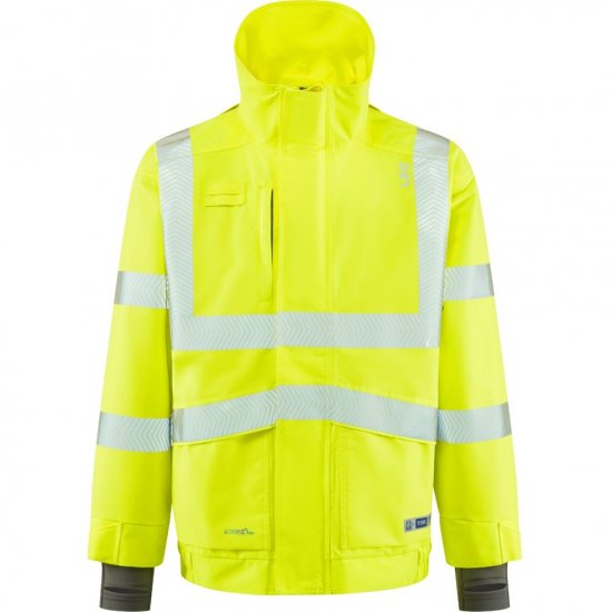 Leo Dartmoor Ecoviz 15K Performance+ Breathable Bomber Jacket Hi-Vis Yellow - Abbigliamento da lavoro - Abbigliamento da Lavoro Taglie Forti Uomo