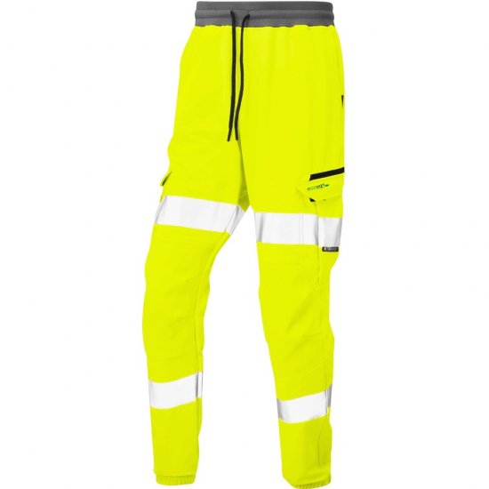Leo Hawkridge Ecoviz High Performance 4X Stretch Trouser Hi-Vis Yellow - Abbigliamento da lavoro - Abbigliamento da Lavoro Taglie Forti Uomo