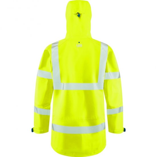 Leo Marisco LTEC 20K High Performance Breathable Waterproof Hi-Vis Yellow - Abbigliamento da lavoro - Abbigliamento da Lavoro Taglie Forti Uomo