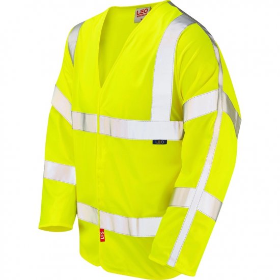 Leo Parkham Ecoviz Lfs Sleeved Waistcoat Hi-Vis Yellow - Abbigliamento da lavoro - Abbigliamento da Lavoro Taglie Forti Uomo
