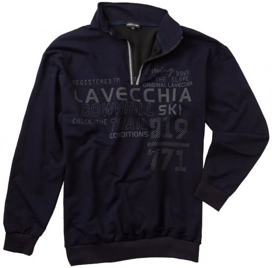 Lavecchia 2029 Sweatshirt Navy - Felpe & felpe con cappuccio - Felpe & Felpe con Cappuccio Uomo Taglie Forti