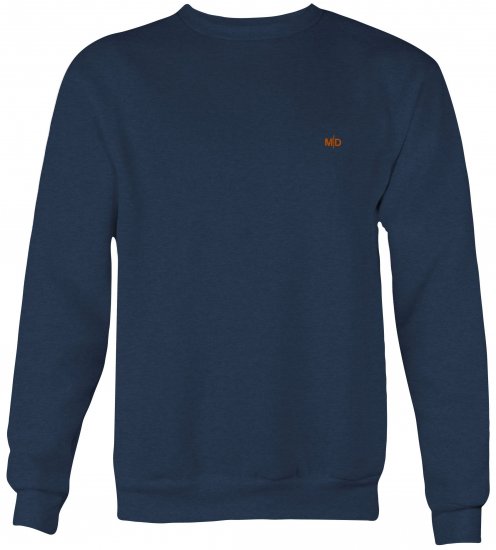 Motley Denim Oslo Sweatshirt Dark Indigo - Felpe & felpe con cappuccio - Felpe & Felpe con Cappuccio Uomo Taglie Forti
