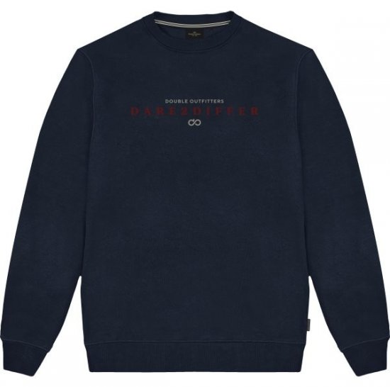 Double Outfitters MTOP-1151 Felpa Blu navy - Felpe & felpe con cappuccio - Felpe & Felpe con Cappuccio Uomo Taglie Forti