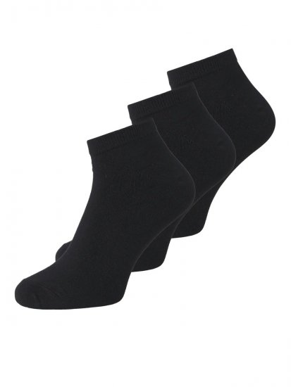 Jack & Jones Basic Calzini corti in bambù Nero confezione da 3 - Intimo & costumi da bagno - Intimo Taglie Forti Uomo