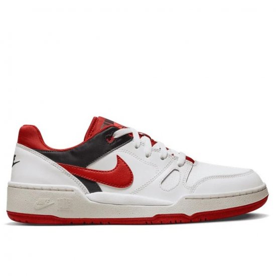 Nike FULL FORCE LO Men Sneakers Red-White - Scarpe da uomo 40-52 - 