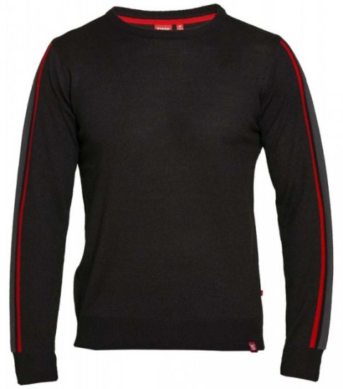 D555 Orlando Sweater Black - Felpe & felpe con cappuccio - Felpe & Felpe con Cappuccio Uomo Taglie Forti