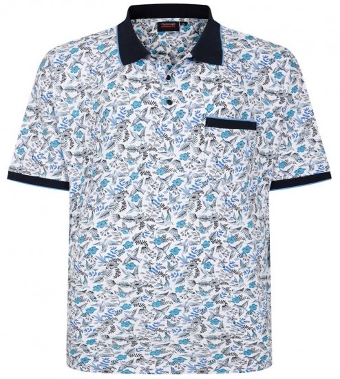 Espionage P224 polo con stampa di uccelli - Polo - Polo Uomo Taglie Forti