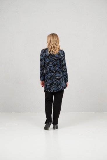 Scandinavian Caramel Swirls Tunic Blue - T-shirt stampate da donna - 