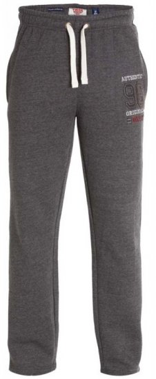 D555 Portland Sweatpants Charcoal - Pantaloni & pantaloncini tuta - Pantaloni Tuta Uomo Taglie Forti