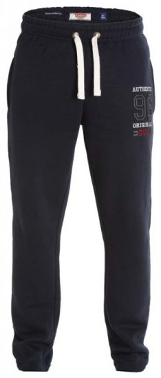 D555 Portland Sweatpants Navy - Pantaloni & pantaloncini tuta - Pantaloni Tuta Uomo Taglie Forti
