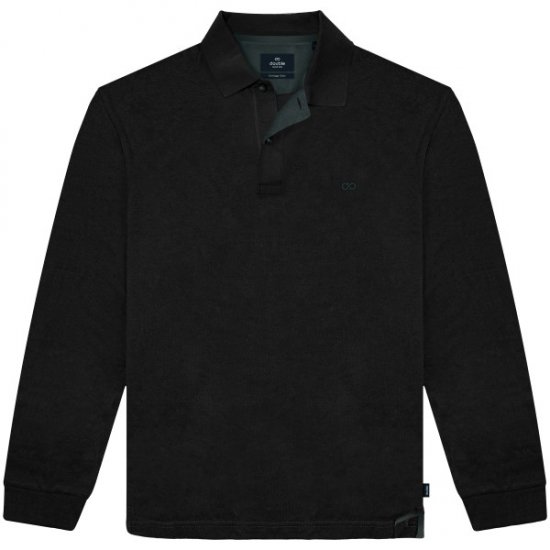 Double Outfitters PS-3097 Polo Shirt Embroidered Black - Polo - Polo Uomo Taglie Forti