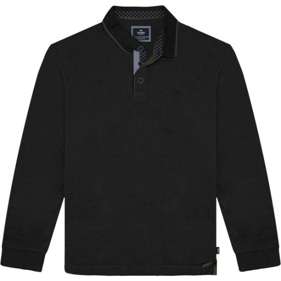 Double Outfitters PS-3098 Polo Shirt Print Black - Polo - Polo Uomo Taglie Forti