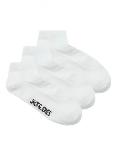 Jack & Jones Louis Calzini Bianco confezione da 3 - Intimo & costumi da bagno - Intimo Taglie Forti Uomo