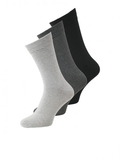 Jack & Jones Ordinary Calzini Nero confezione da 3 - Intimo & costumi da bagno - Intimo Taglie Forti Uomo