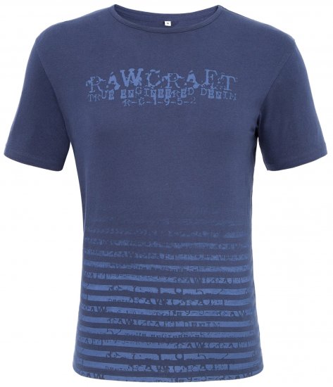 Rawcraft Reeder T-shirt Blue - Magliette - Magliette Uomo Taglie Forti