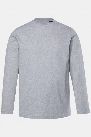 JP1880 Long Sleeve OEKO-TEX T-Shirt Grey - Magliette - Magliette Uomo Taglie Forti