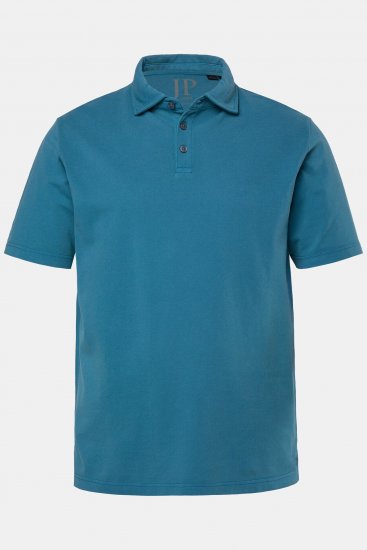 JP1880 Polo Shirt Short Sleeve Pique VIntage Teal - Polo - Polo Uomo Taglie Forti