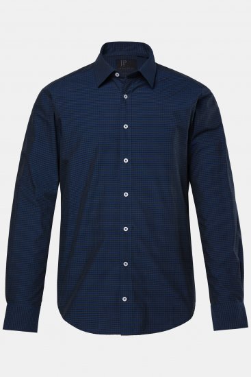 JP1880 Shirt Long Sleeve Kent Collar Navy - Camicie - Camicie Taglie Forti Uomo
