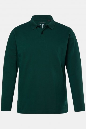 JP1880 Polo Shirt Long Sleeve Pique Dark Green - Polo - Polo Uomo Taglie Forti